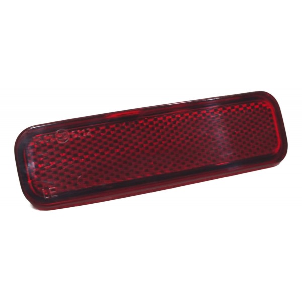 Refletor De Parachoque Traseiro Esquerdo Fiesta Sedan 10/14 Vermelho
