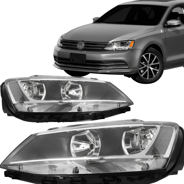 Par Farol Vw Jetta 2011 2012 2013 2014 Ambos Lados