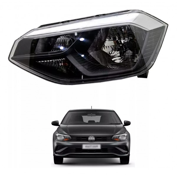 Farol Dianteiro Polo Track 2023 2024 2025