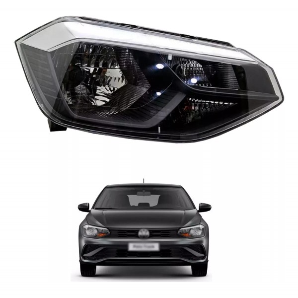 Farol Dianteiro Polo Track 2023 2024 2025