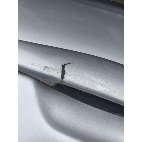 Porta Traseira Direita Renault Symbol 2009 Só Lata Traseira Direita Prateado