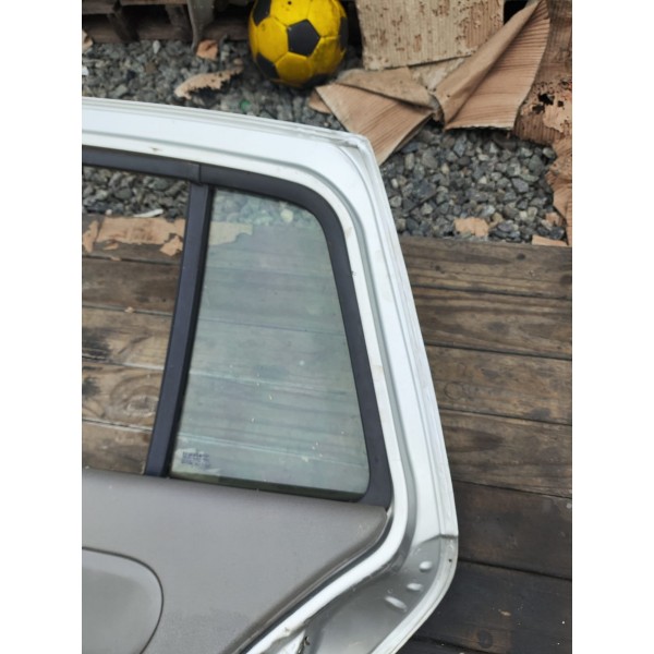 Porta Traseira Direita Renault Symbol 2009 Só Lata Traseira Direita Prateado