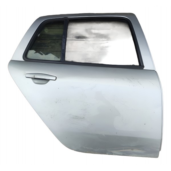 Porta Traseira Direita Renault Symbol 2009 Só Lata Traseira Direita Prateado