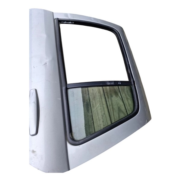 Porta Traseira Esquerda Renault Symbol 2010/2014 Completa Traseira Esquerda Prateado