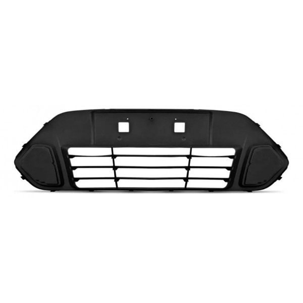 Grade Tela Central Parachoque Fiesta 2011 2012/ Hatch Sedan Preto