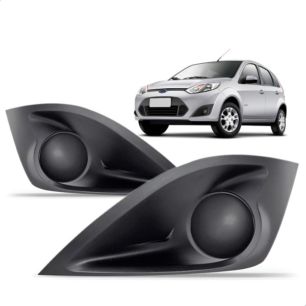 Moldura Do Parachoque Sem Farol Milha Fiesta 2011 2012 2013