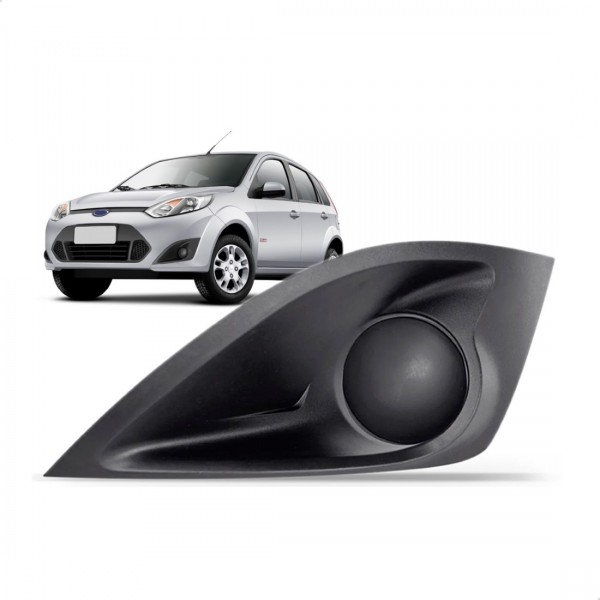 Moldura Do Parachoque Sem Farol Milha Fiesta 2011 2012 2013