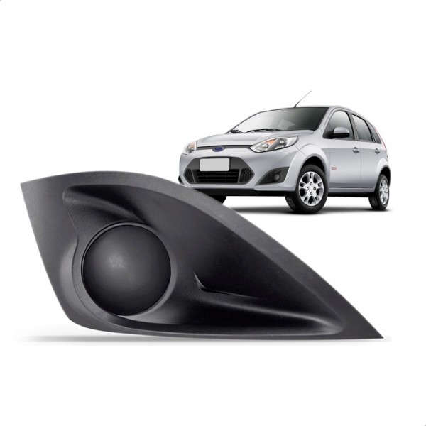 Moldura Do Parachoque Sem Farol Milha Fiesta 2011 2012 2013