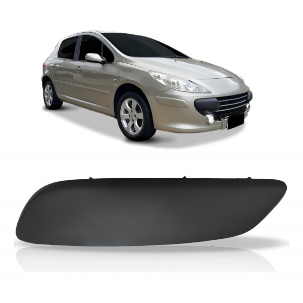 Moldura Lateral Parachoque Dainteiro Peugeot 307 2007 A 2012