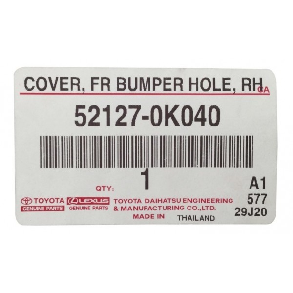 Moldura Farol Neblina Lado Direito Toyota Hilux Sw4 2012/15 Poroso Direito