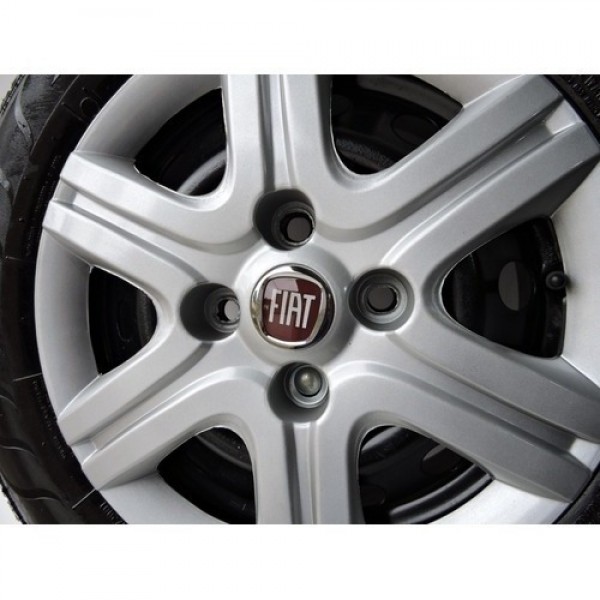 Jogo Calota Palio Fire Fiat 2011 Até 2013 Aro 13 - 4 Peças Prata