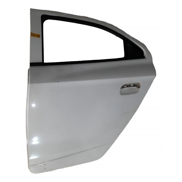 Porta Traseira Esquerda Onix Com Detalhe 2013 A 2019 Traseira Direito Branco