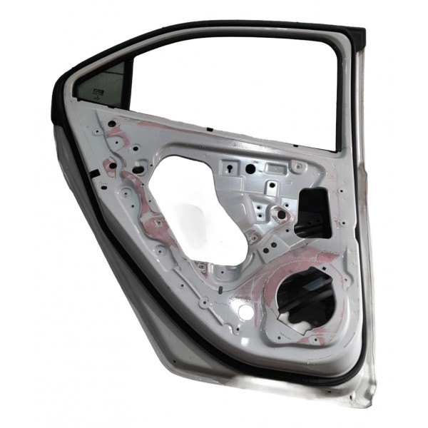 Porta Traseira Esquerda Onix Com Detalhe 2013 A 2019 Traseira Direito Branco