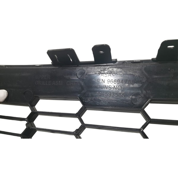 Grade Superior Frontal Cromada Sonic 2012/2016 Original Brilhante