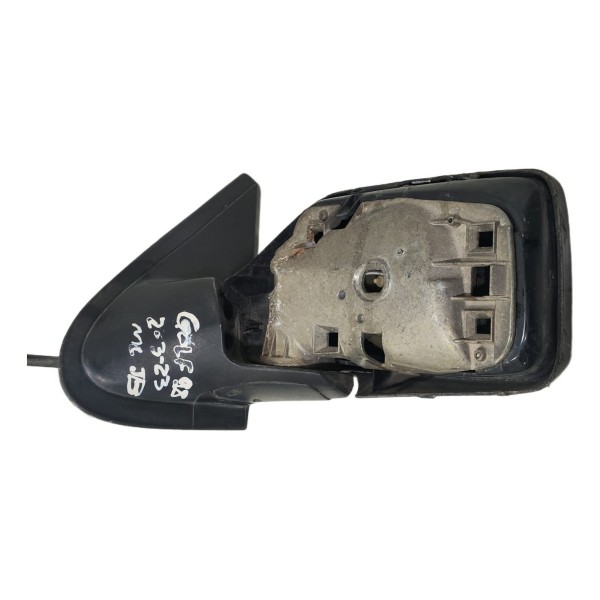 Retrovisor Manual Golf 1993 A 1997 Lado Esquerdo S/ Capa