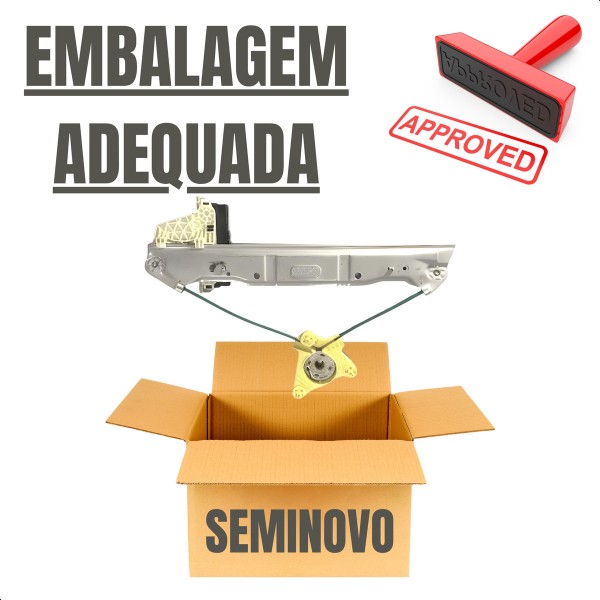 Máquina Vidro Elétrico Motorista Vw Gol Voyage G5 G6 G7 G8