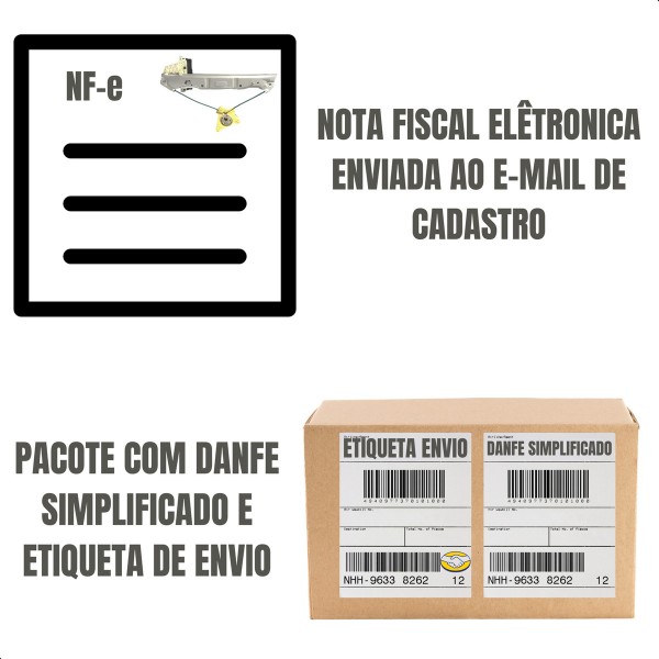 Máquina Vidro Elétrico Motorista Vw Gol Voyage G5 G6 G7 G8