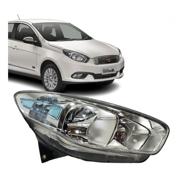 Farol Cromado Grand Siena 2012 13 14 15 16 17 A 2022 Direito Direito/passageiro