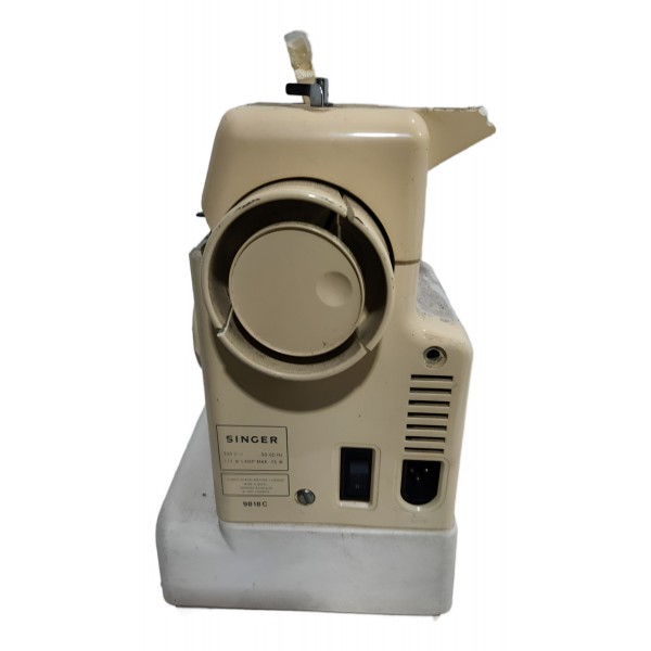 Máquina De Costura Elétrica Singer 9818 Para Peças  Cinza/branco