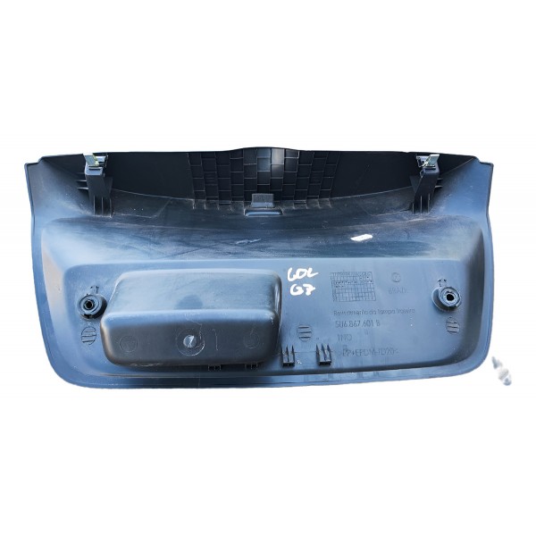 Moldura Interna Tampa Porta Mala Vw Gol G7 G8 2017 A 2022 Preto