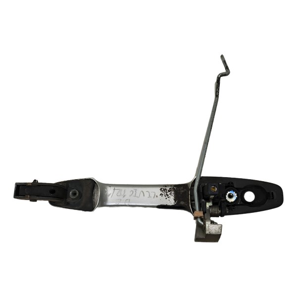 Maçaneta Externa Porta Diant. Esq Civic 2012 2013 14 15 2016 Prateado Dianteira