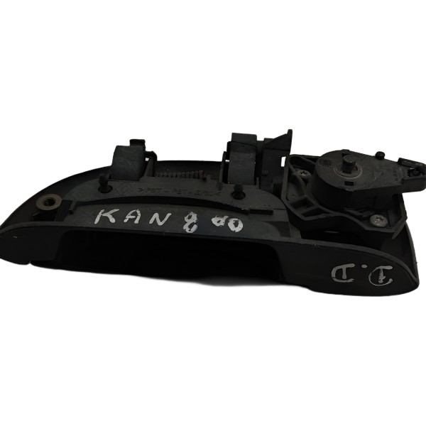 Maçaneta Externa Direita Renault Kangoo 2000 2001 2002 2003 Preto Dianteira