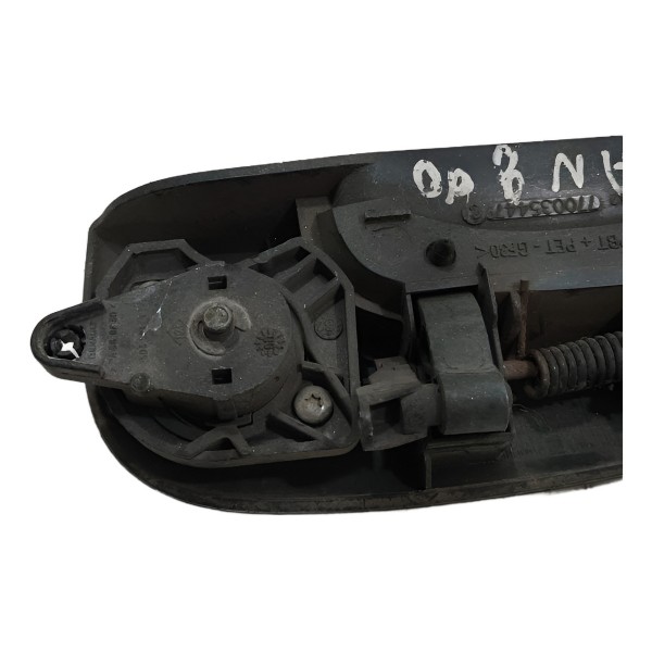 Maçaneta Externa Direita Renault Kangoo 2000 2001 2002 2003 Preto Dianteira