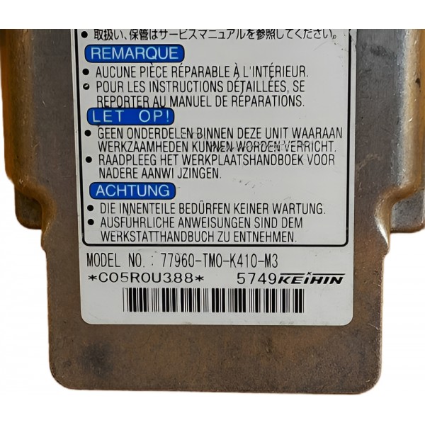 Modulo Controle City 1.5 2014 77960tm0k410m3 Reprogramar