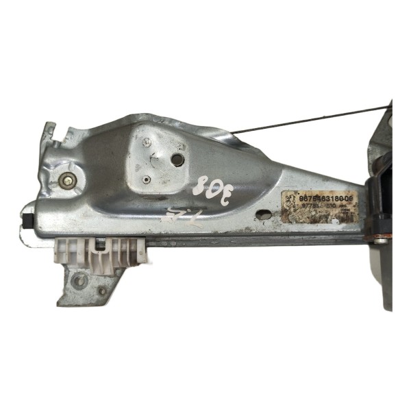 Máquina Vidro Traseira Esquerda 308 2012 A 2015 C/ Motor