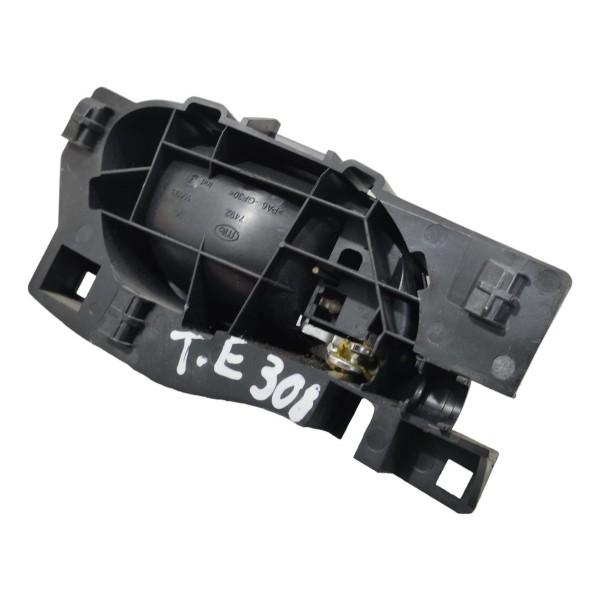 Maçaneta Interna Traseira Esquerda Peugeot 308 2012 A 2015 Cromado Traseira