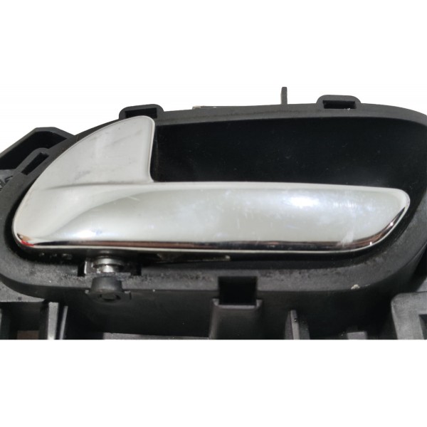 Maçaneta Interna Traseira Esquerda Peugeot 308 2012 A 2015 Cromado Traseira