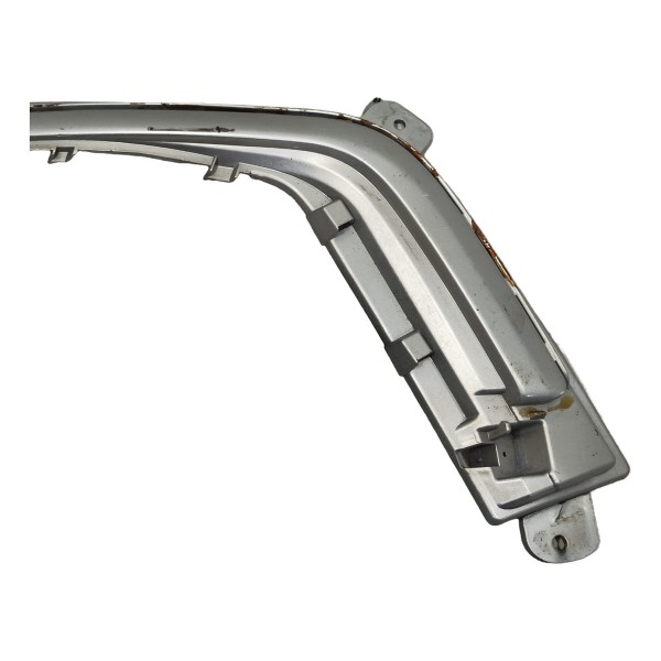 Moldura Aplique Farol Milha Peugeot 308 2012 A 2015 Direito Prateado Direito