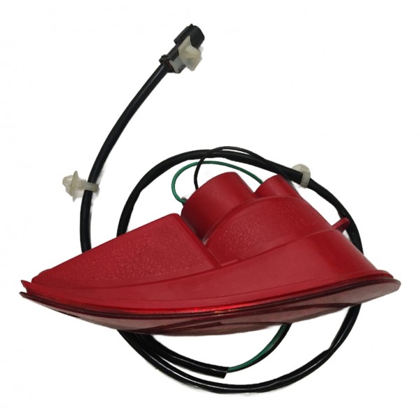 Lanterna Refletor Parachoque Esquerdo Santa Fé 2006 A 2009 Vermelho