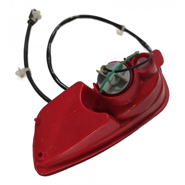 Lanterna Refletor Parachoque Esquerdo Santa Fé 2006 A 2009 Vermelho