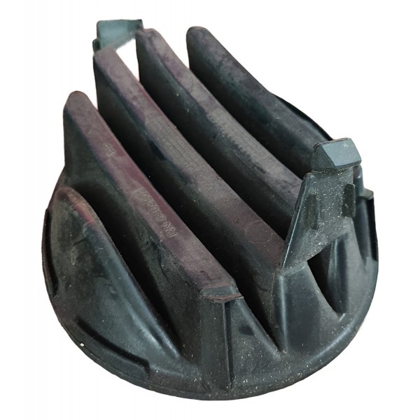 Grade Esquerda Farol De Milha Megane 2000-04 Rn0402902 Preto Esquerdo