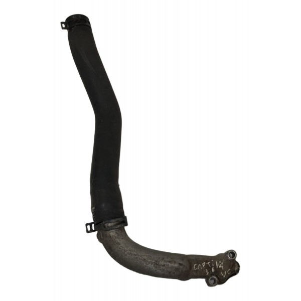 Tubo Cano C/ Mangueira Bomba D' Agua Captiva 3.6 V6 2008/10 Preto