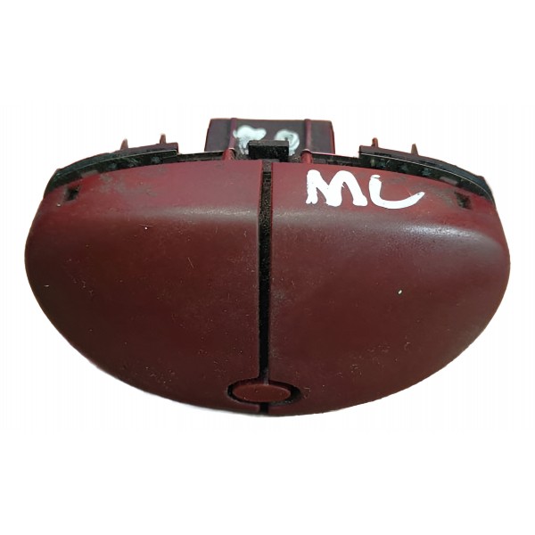 Botão Pisca Alerta Trava Peugeot 206 2000 À 2010 Vermelho