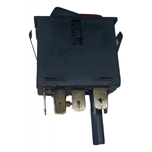 Botão Interruptor Pisca Alerta Vw Voyage Gol 91-95 Zbc953235 - Preto