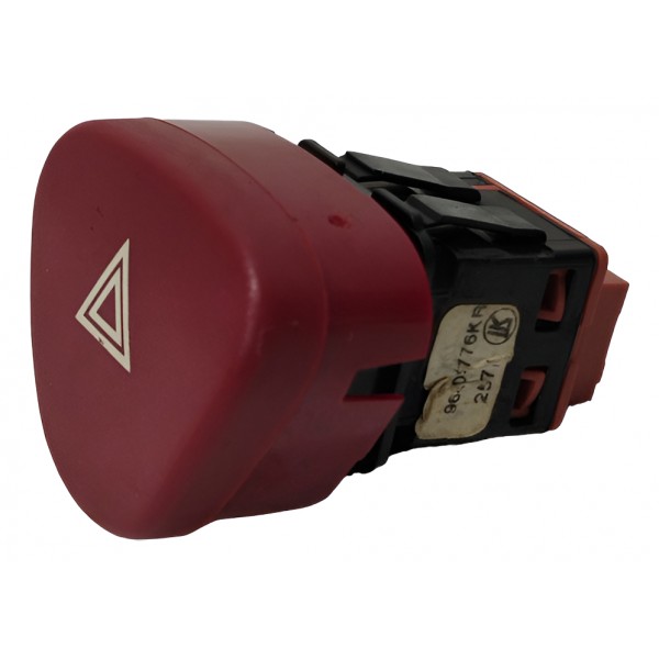Botao Pisca Alerta Citröen C3 2005-2012 96405776k Vermelho