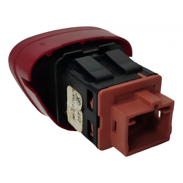 Botao Pisca Alerta Citröen C3 2005-2012 96405776k Vermelho