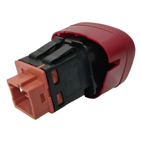 Botao Pisca Alerta Citröen C3 2005-2012 96405776k Vermelho