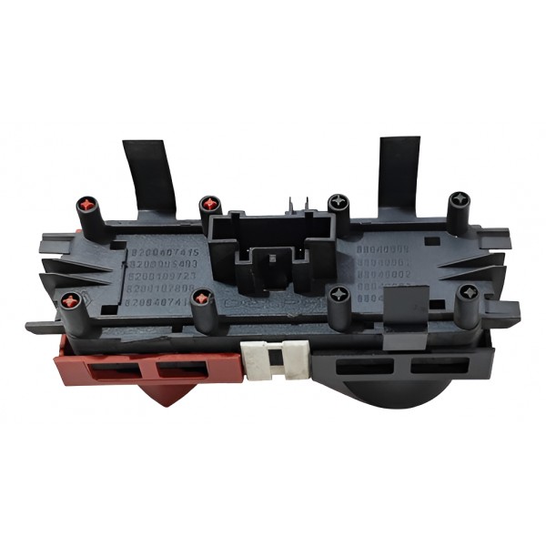 Botão Pisca Alerta E Trava Megane 2006-2012 8200407415 Preto/branco/vermelho