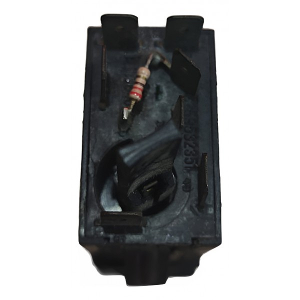 Botão Pisca Alerta Vw Santana Quantum 91-98  Preto