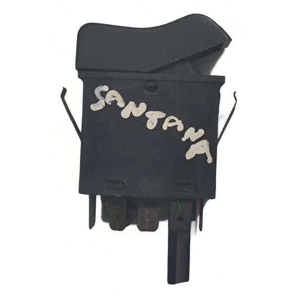 Botão Pisca Alerta Vw Santana Quantum 91-98  Preto