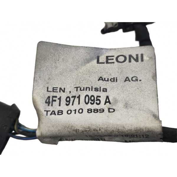 Chicote Sensor Estacionamento Dianteiro Audi A6 2005 A 2008 Preto