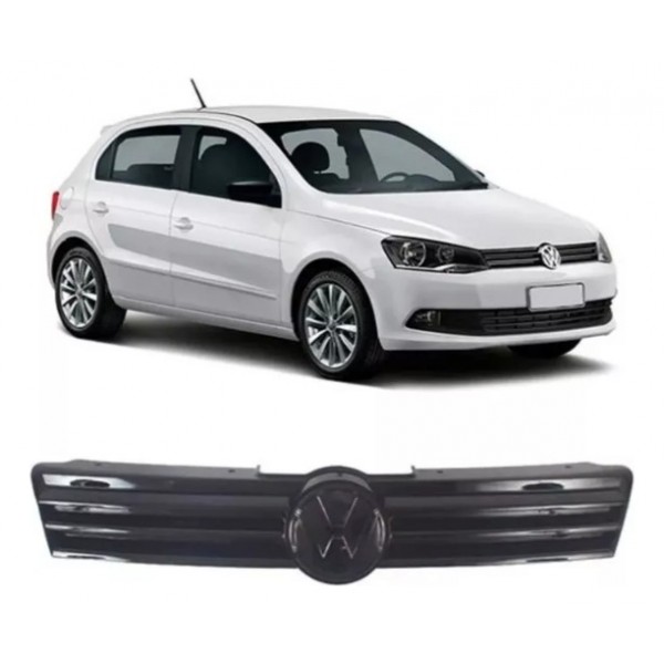 Grade Radiador Gol Voyage Saveiro G6 2013 A 2016 Black Piano Brilhante