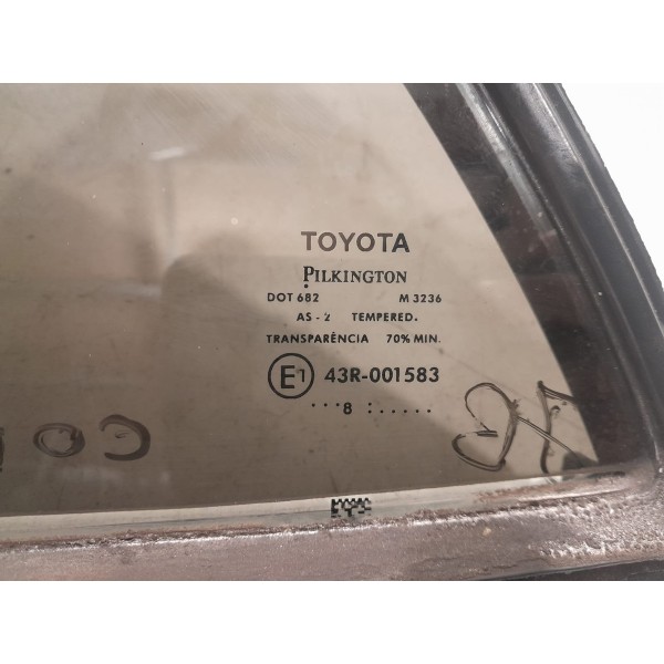 Vidro Fixo Traseiro Esquerdo Toyota Corolla
