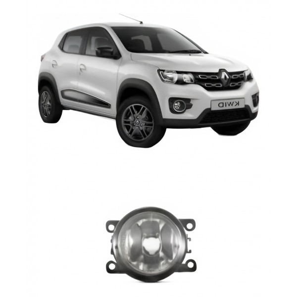 Farol  E Moldura Milha Renault Kwid 2017 2018 2019