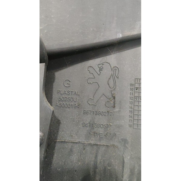 Forro Porta Dianteiro Esquerdo Peugeot 308 2012 A 2015 Preto