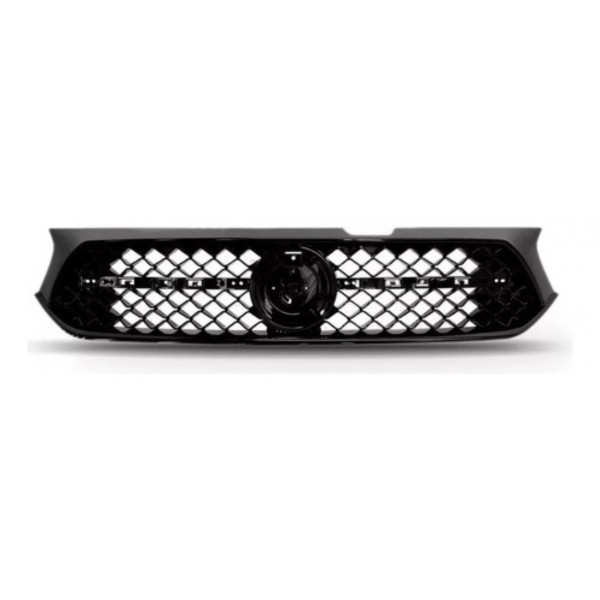 Grade Radiador Cronos 2017 2018 2019 2020 Preta Logo Redondo Preto